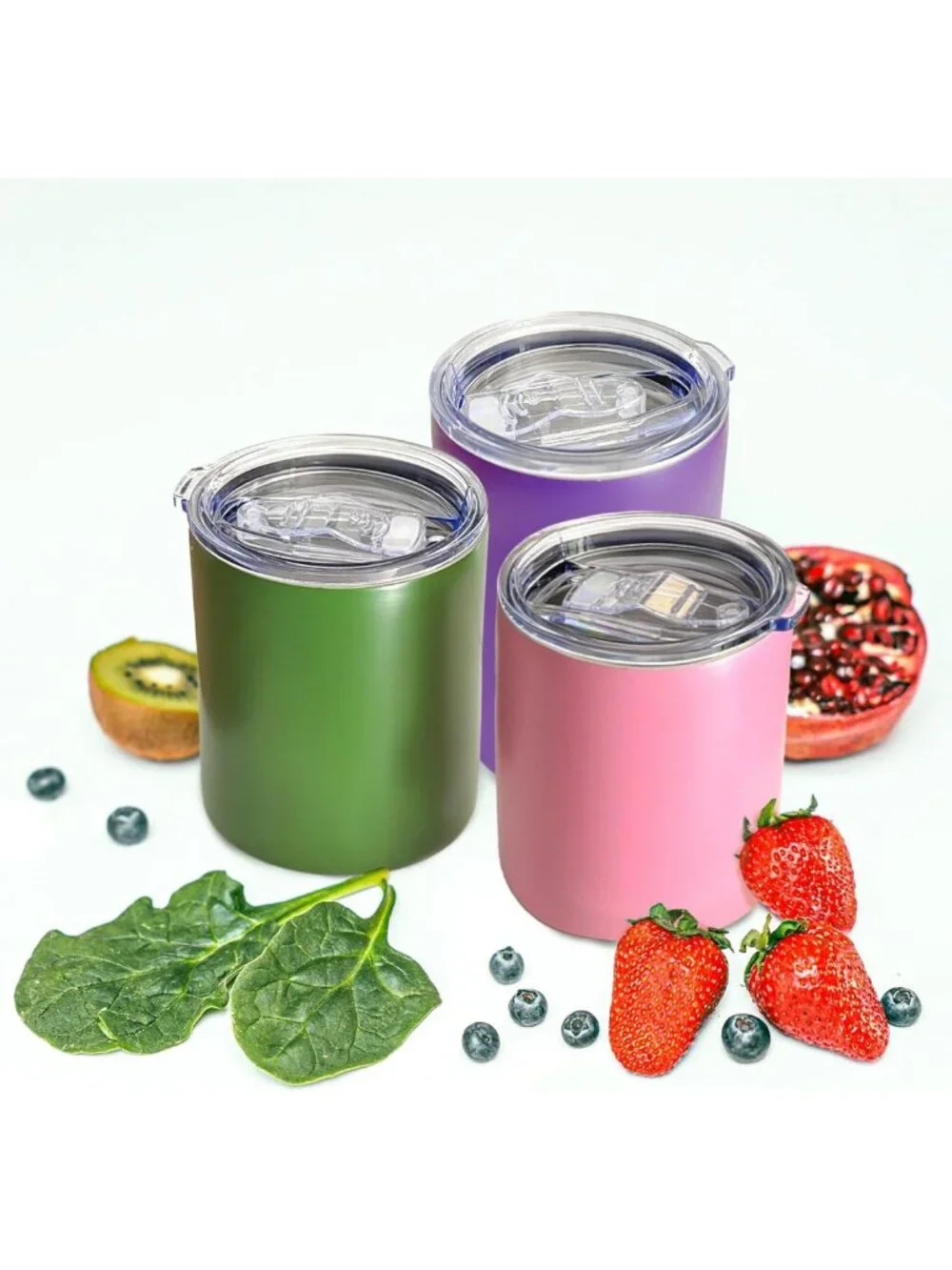 16 Pack Insulated Coffee Mugs - 12oz Double Wall Travel Tumblers for Hot & Cold